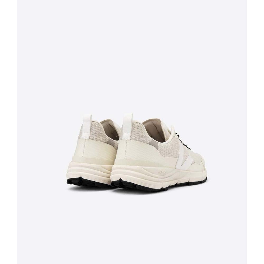 Men's Veja DEKKAN ALVEOMESH Running Shoes Beige/White | SG 138TCE